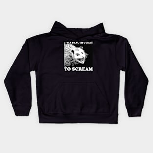 Screaming Possum Kids Hoodie